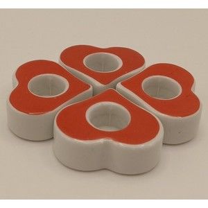 Funny Designs West Germany Vintage Mini Hearts Candle Holders  Set Of 4